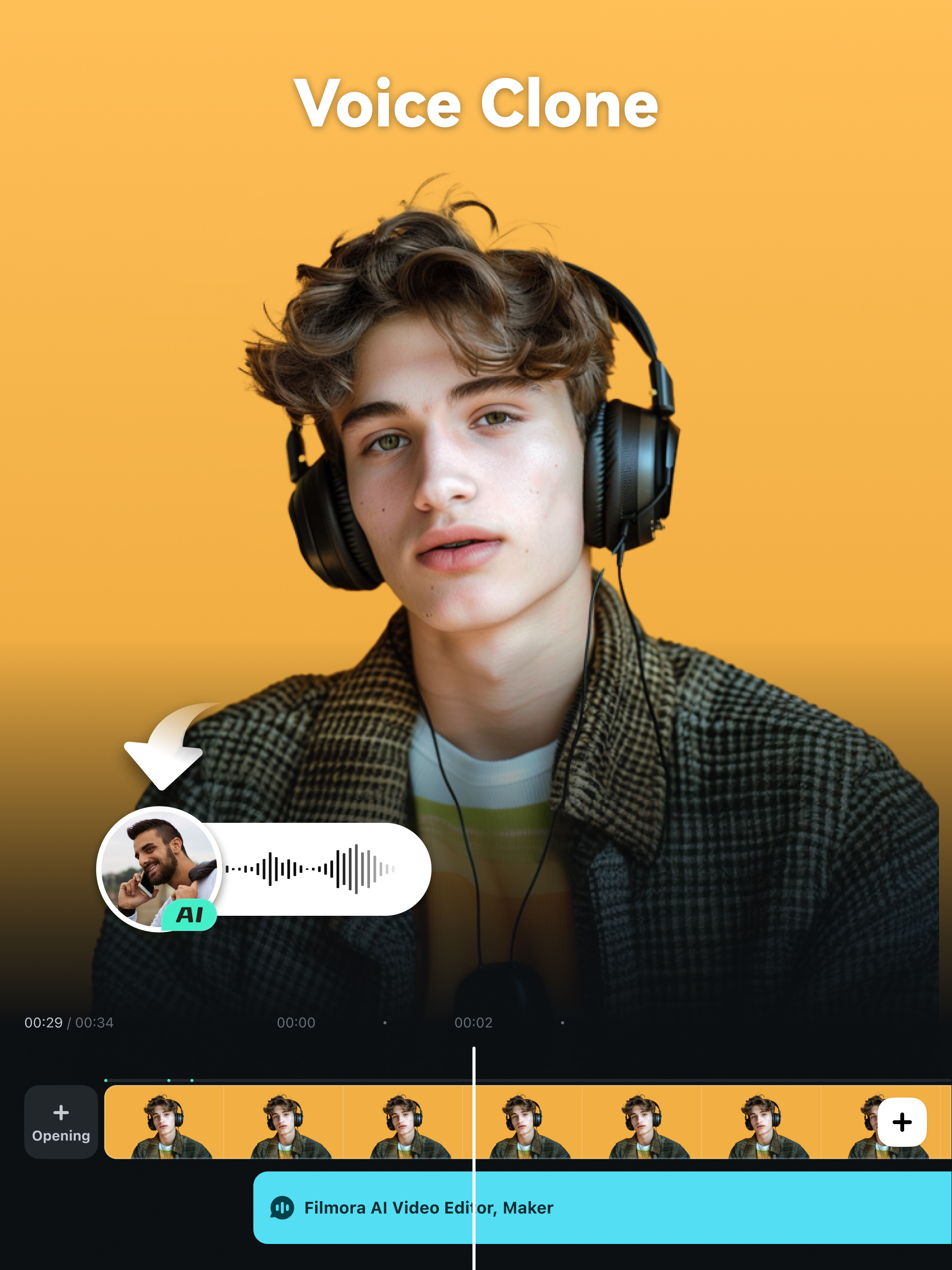 اسکرین شات 5 برنامه FilmoraHD - AI Video Creator