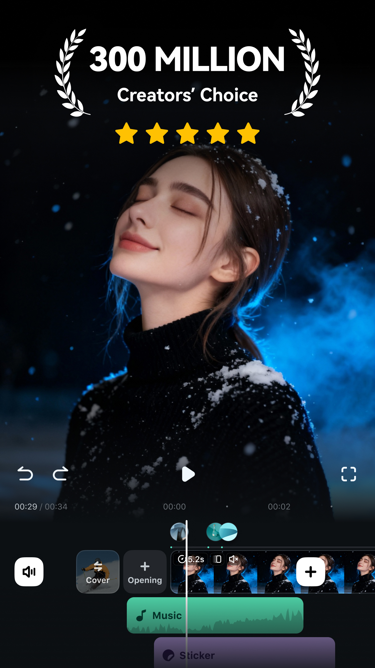 اسکرین شات 1 برنامه Filmora: AI Video Editor&Maker
