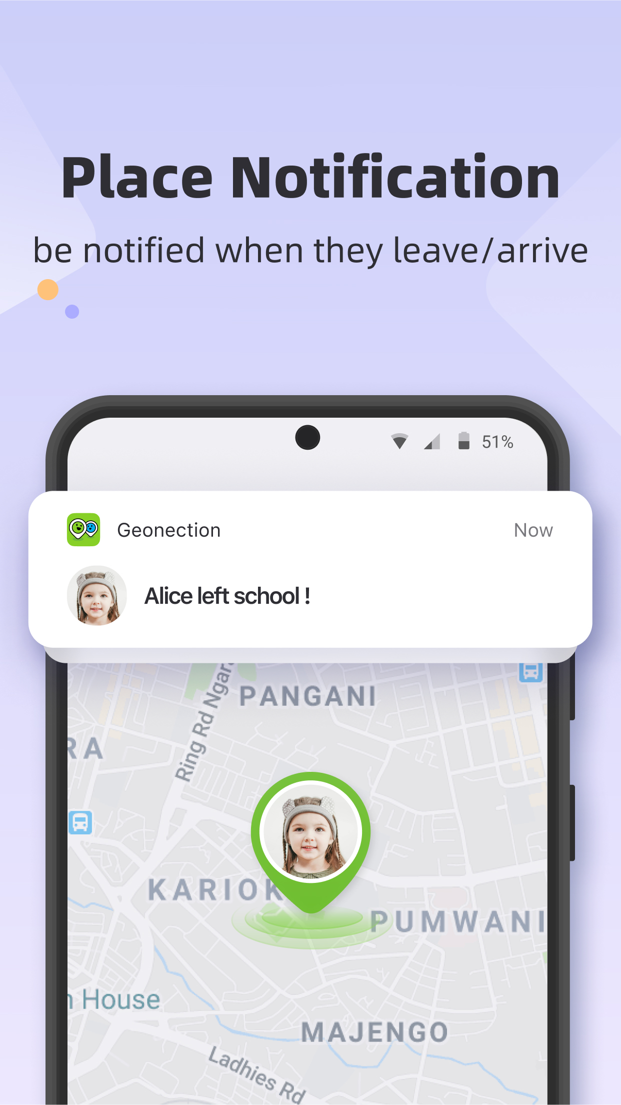اسکرین شات 3 برنامه Geonection: Live GPS Tracker