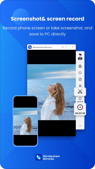 اسکرین شات 3 برنامه MirrorGo - Mirror Android scre