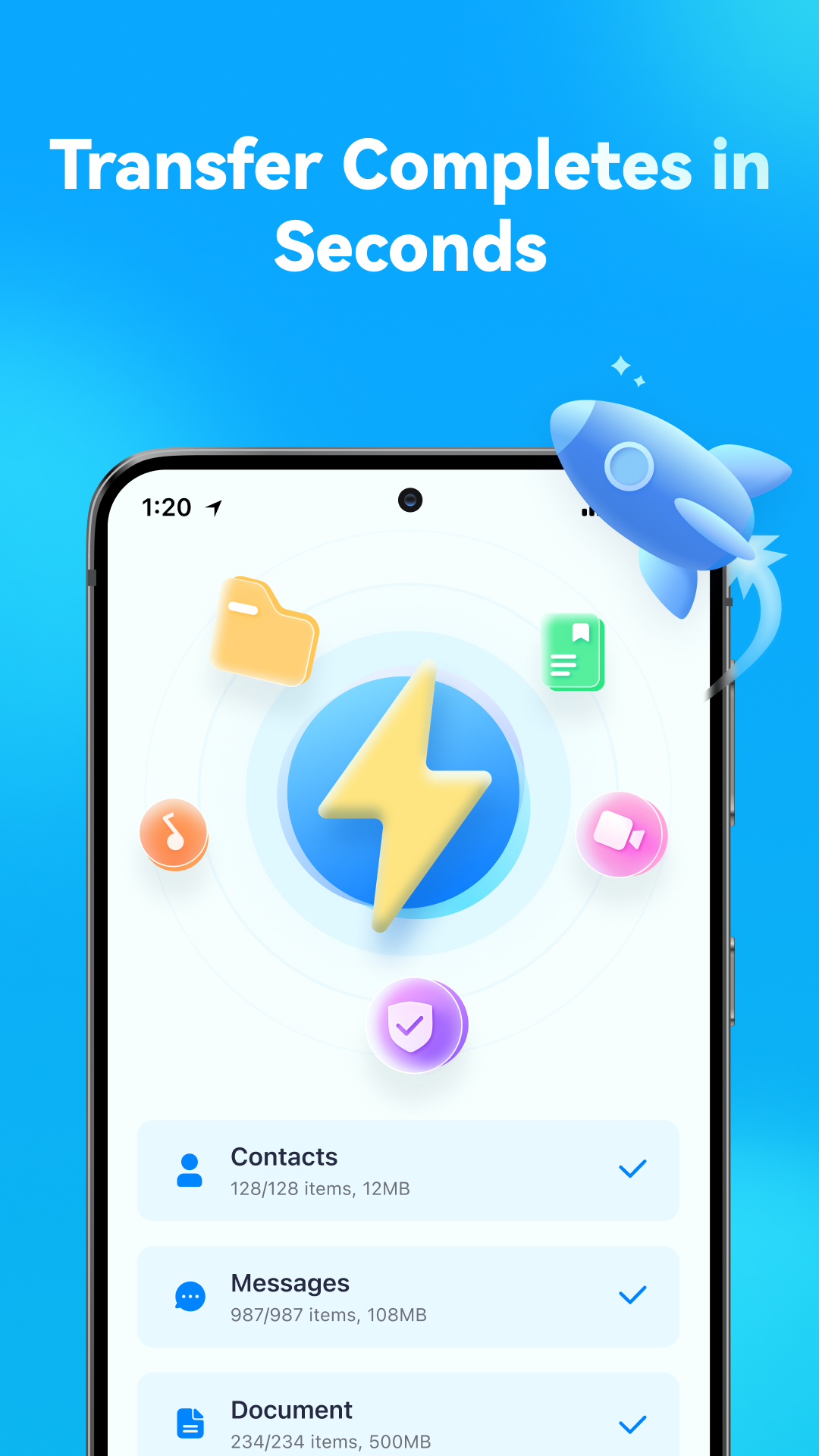 اسکرین شات 3 برنامه Data Transfer - MobileTrans
