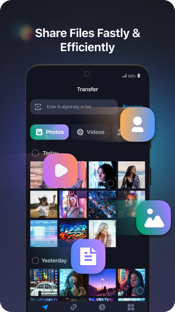 اسکرین شات 1 برنامه Transmore – File Transfer
