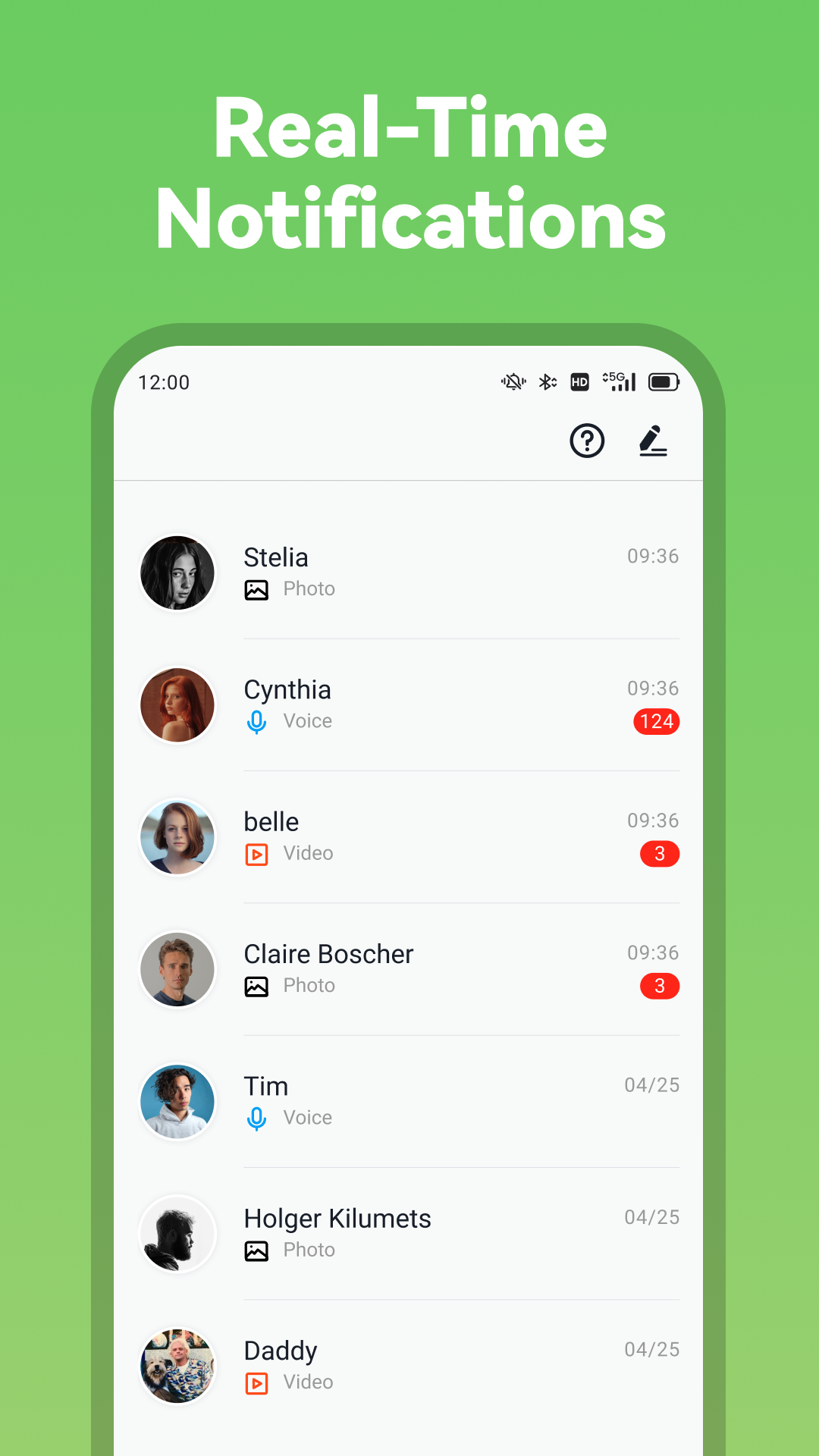 اسکرین شات 5 برنامه Tracover: Chat Track & Recover
