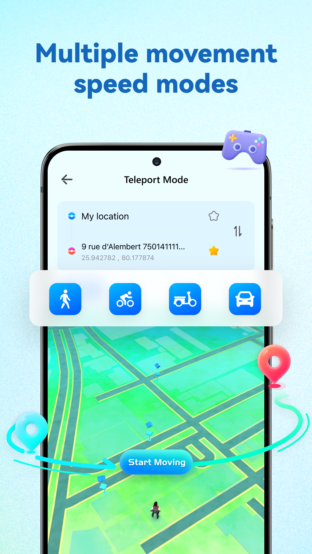 اسکرین شات 3 برنامه Dr.Fone Virtual Location