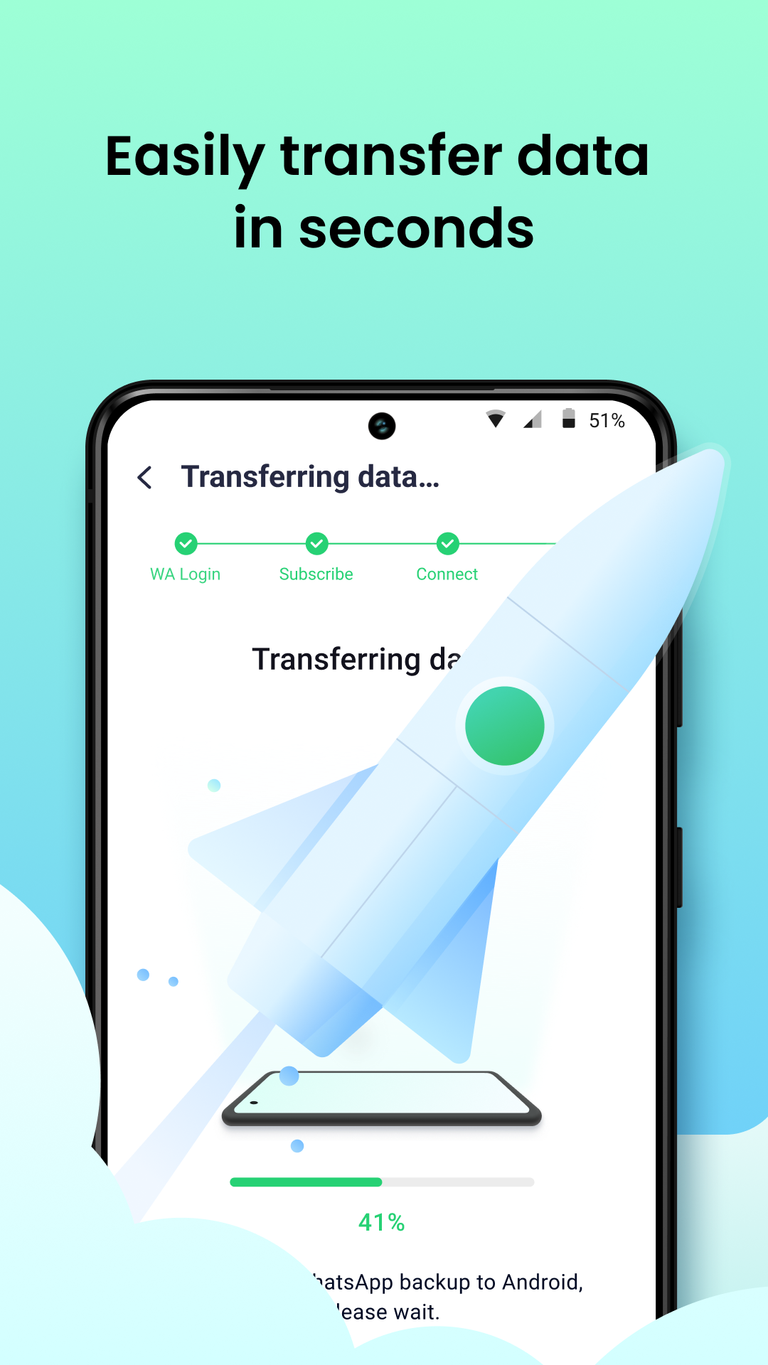 اسکرین شات 7 برنامه Mutsapper - Chat App Transfer