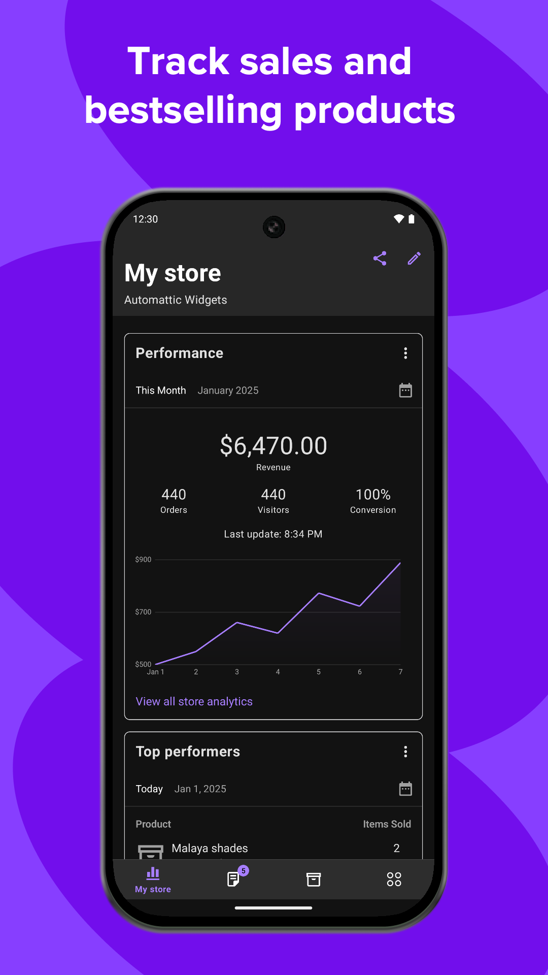 اسکرین شات 1 برنامه WooCommerce
