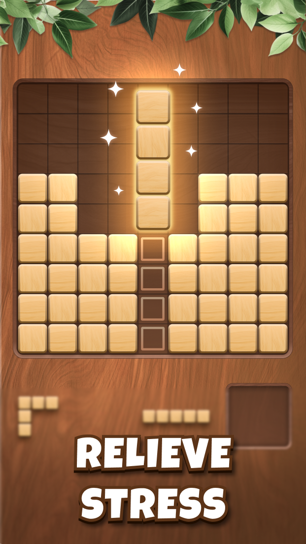 اسکرین شات 2 بازی Wood Block Puzzle: Cube Block