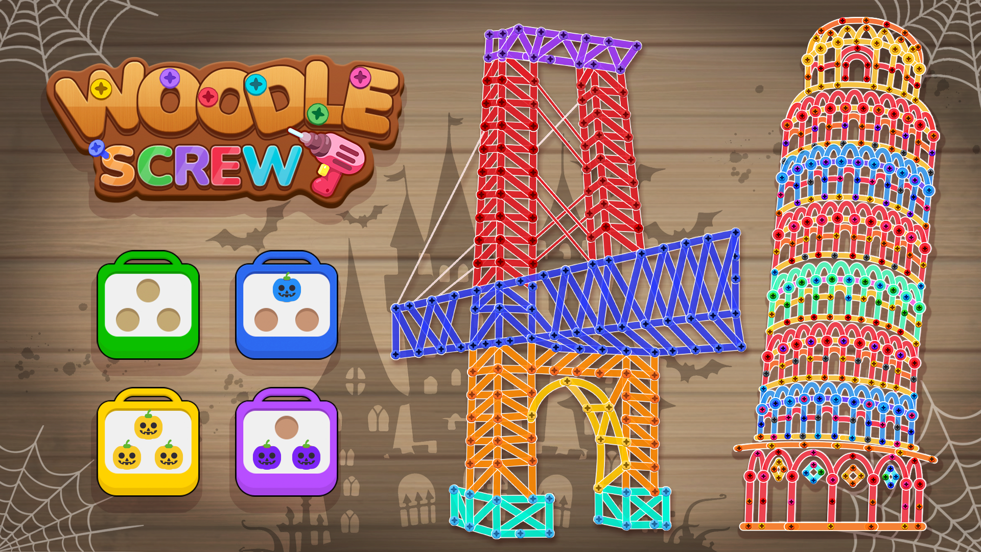 اسکرین شات 8 بازی Woodle Screw Jam: Nuts & Bolts