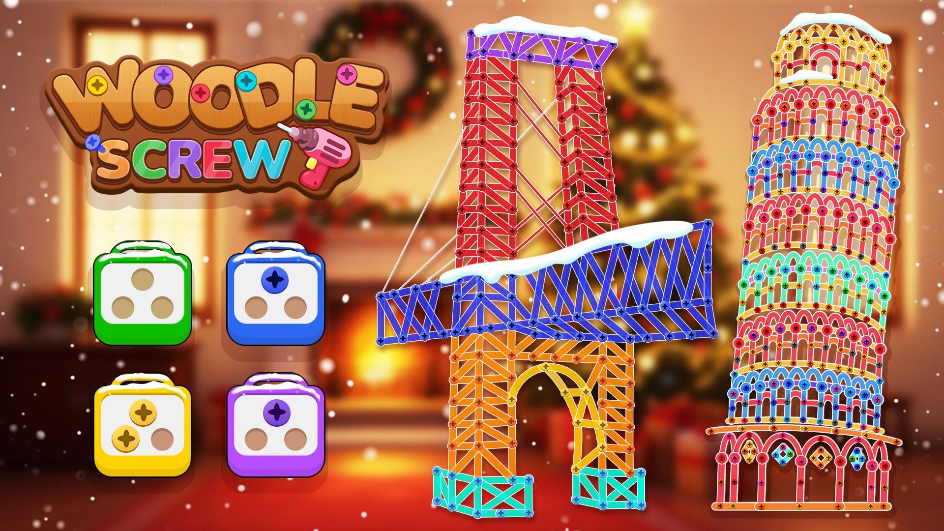 اسکرین شات 8 بازی Woodle Screw Jam: Nuts & Bolts