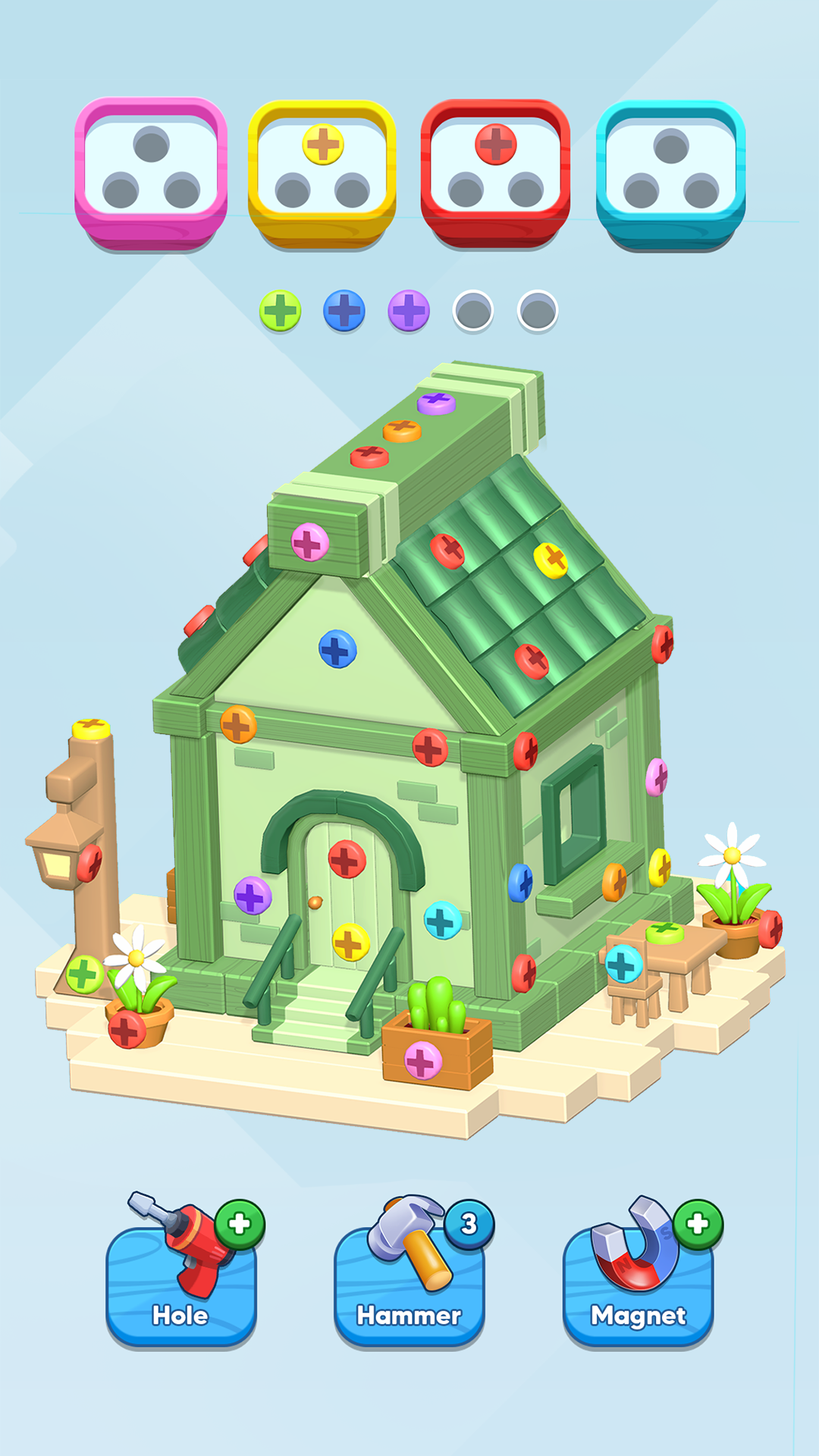 اسکرین شات 1 بازی Screw Land 3D