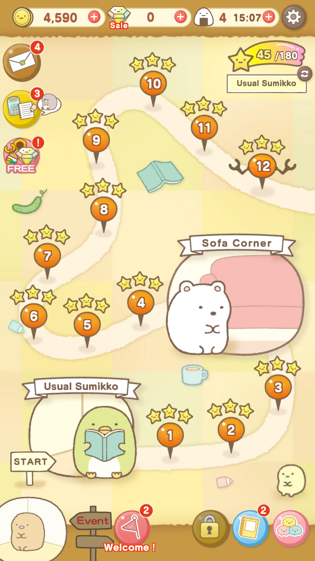 اسکرین شات 8 بازی Sumikko gurashi-Puzzling Ways