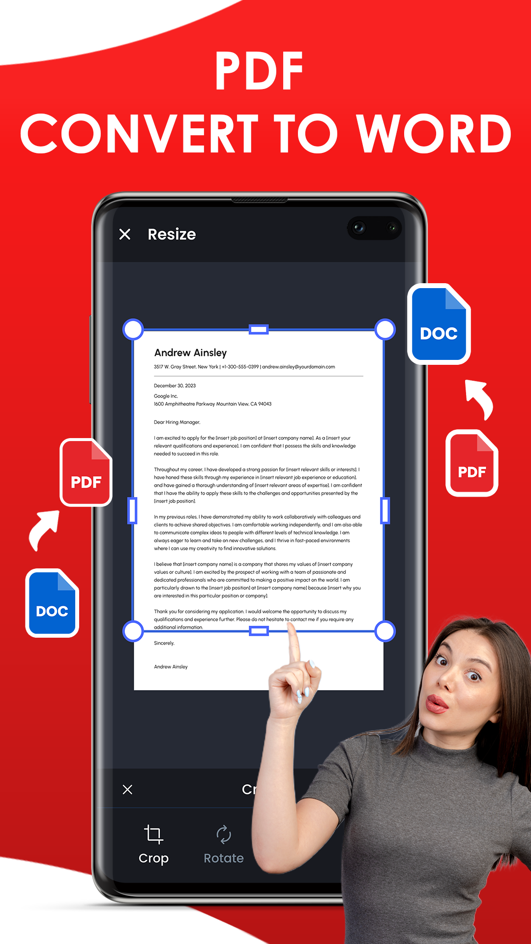 اسکرین شات 2 برنامه PDF Converter - PDF to Word