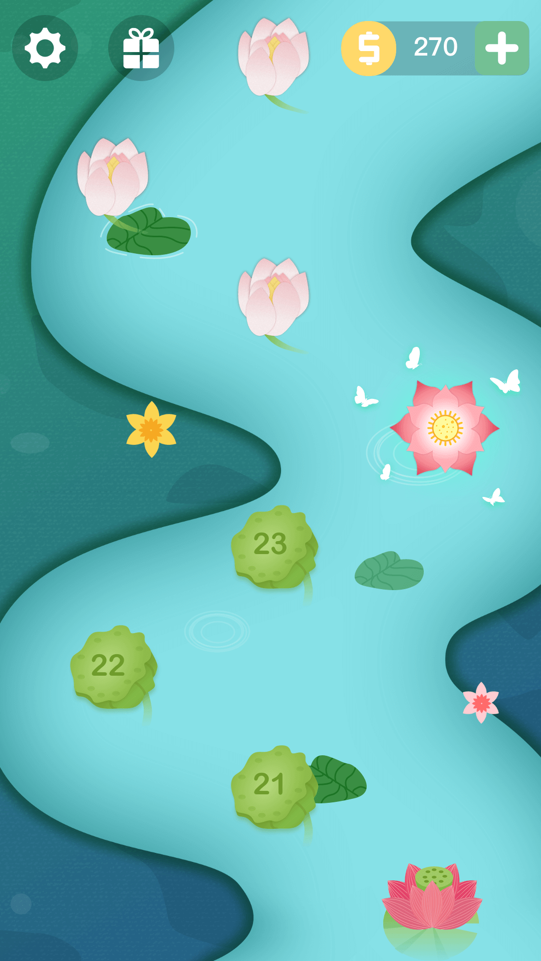 اسکرین شات 3 بازی Word Flower - Connect Cross Wo