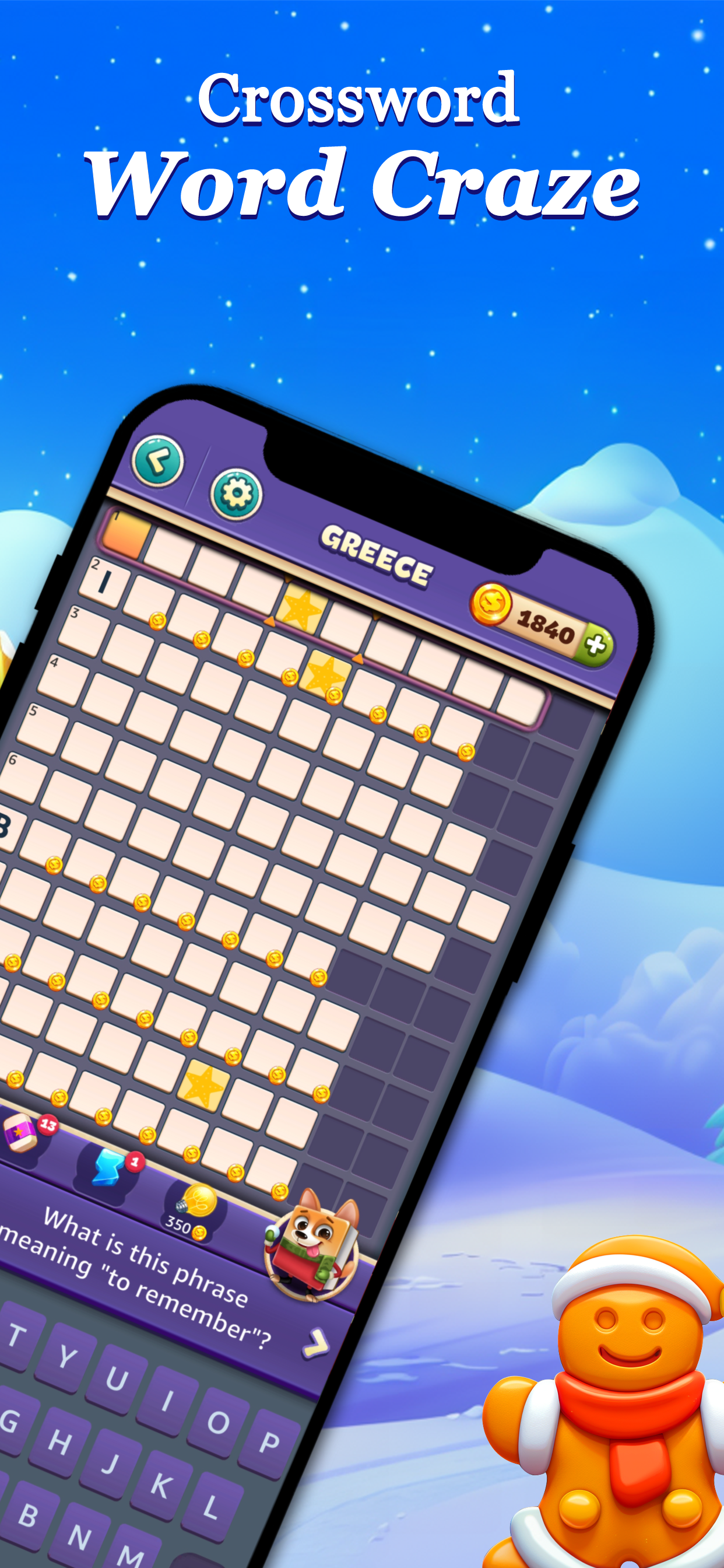 اسکرین شات 1 بازی Word Craze - Trivia Crossword
