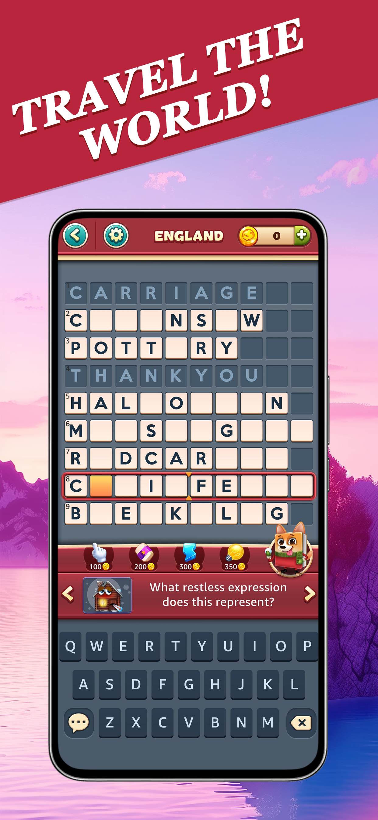 اسکرین شات 1 بازی Word Craze - Trivia Crossword