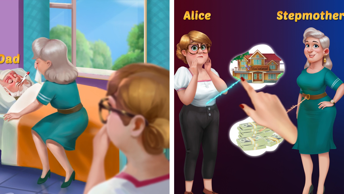 اسکرین شات 1 بازی Alice's Restaurant - Word Game