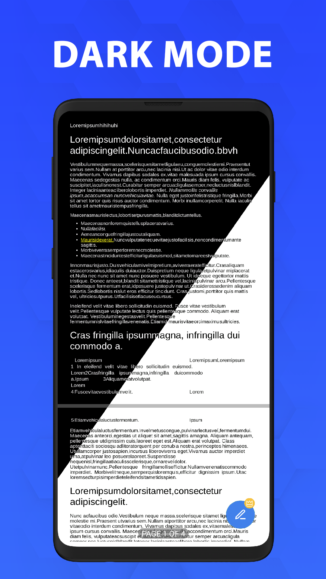 اسکرین شات 4 برنامه Office Reader - Docx reader