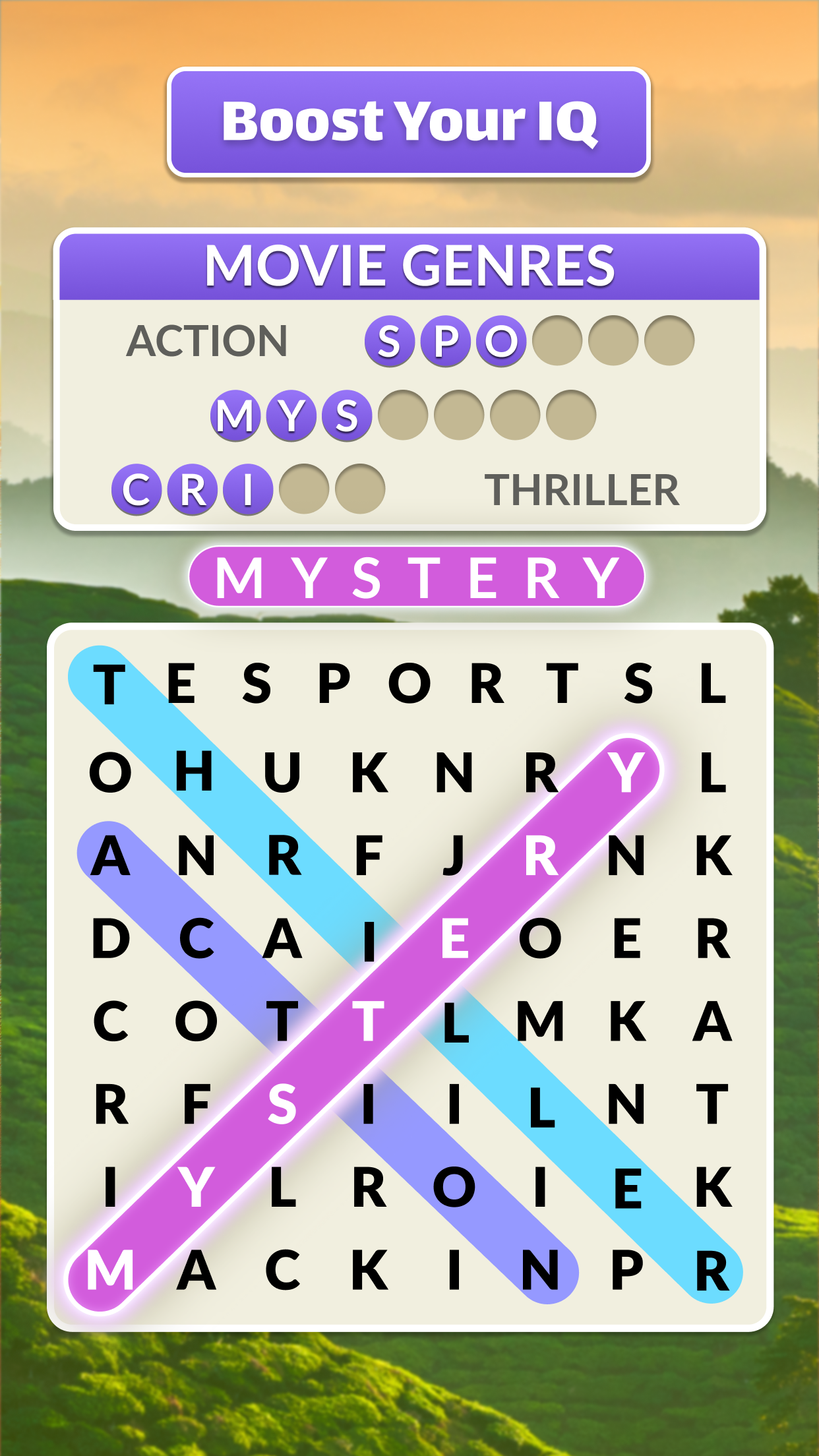 اسکرین شات 5 بازی Word Search Zen