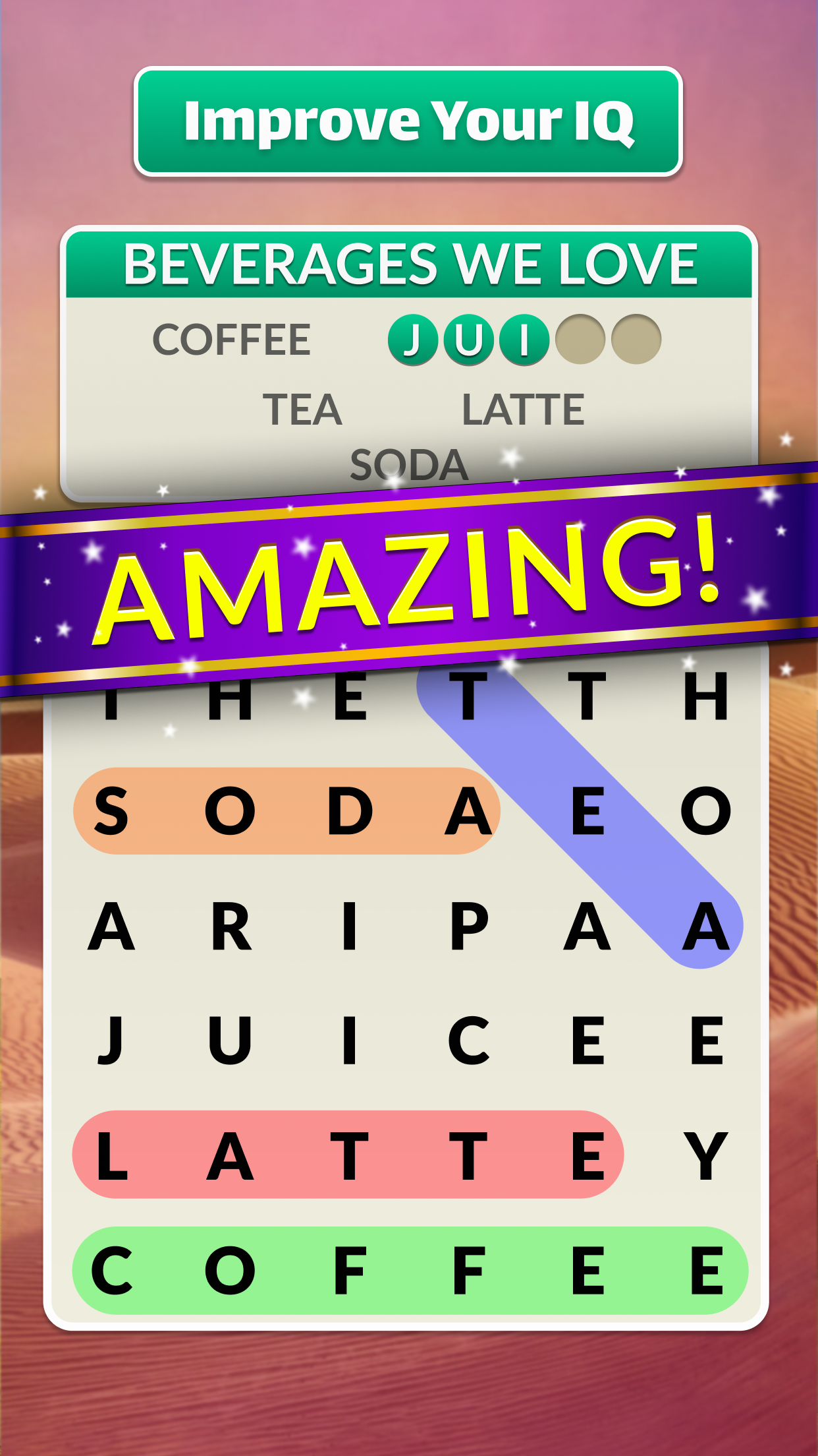 اسکرین شات 3 بازی Word Search Zen