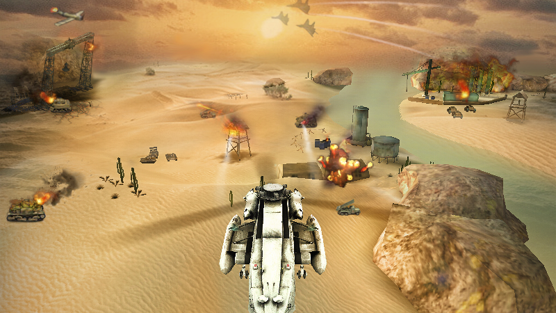 اسکرین شات 1 بازی Gunship Strike 3D