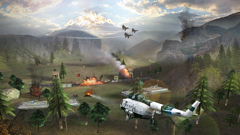 اسکرین شات 4 بازی Gunship Strike 3D