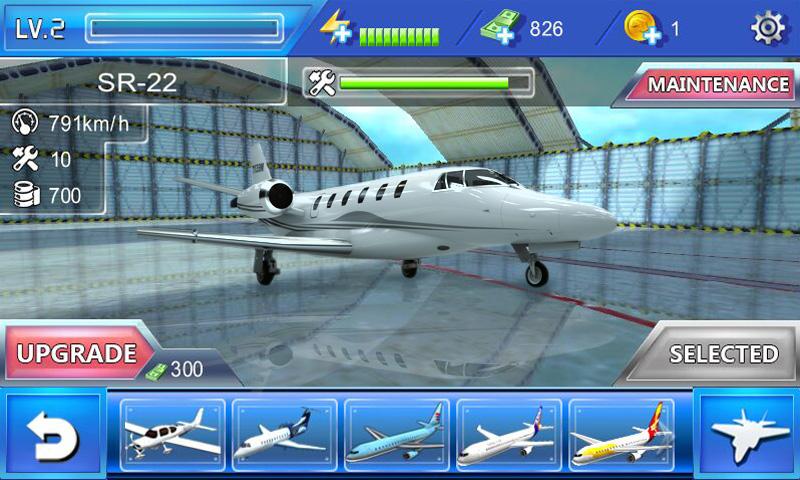 اسکرین شات 3 بازی Plane Simulator 3D