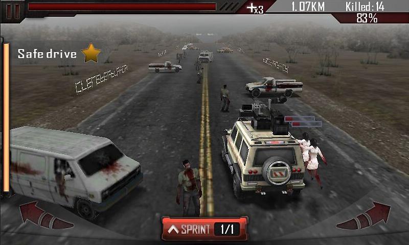 اسکرین شات 4 بازی Zombie Roadkill 3D