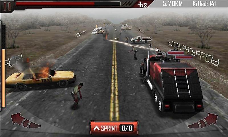 اسکرین شات 2 بازی Zombie Roadkill 3D