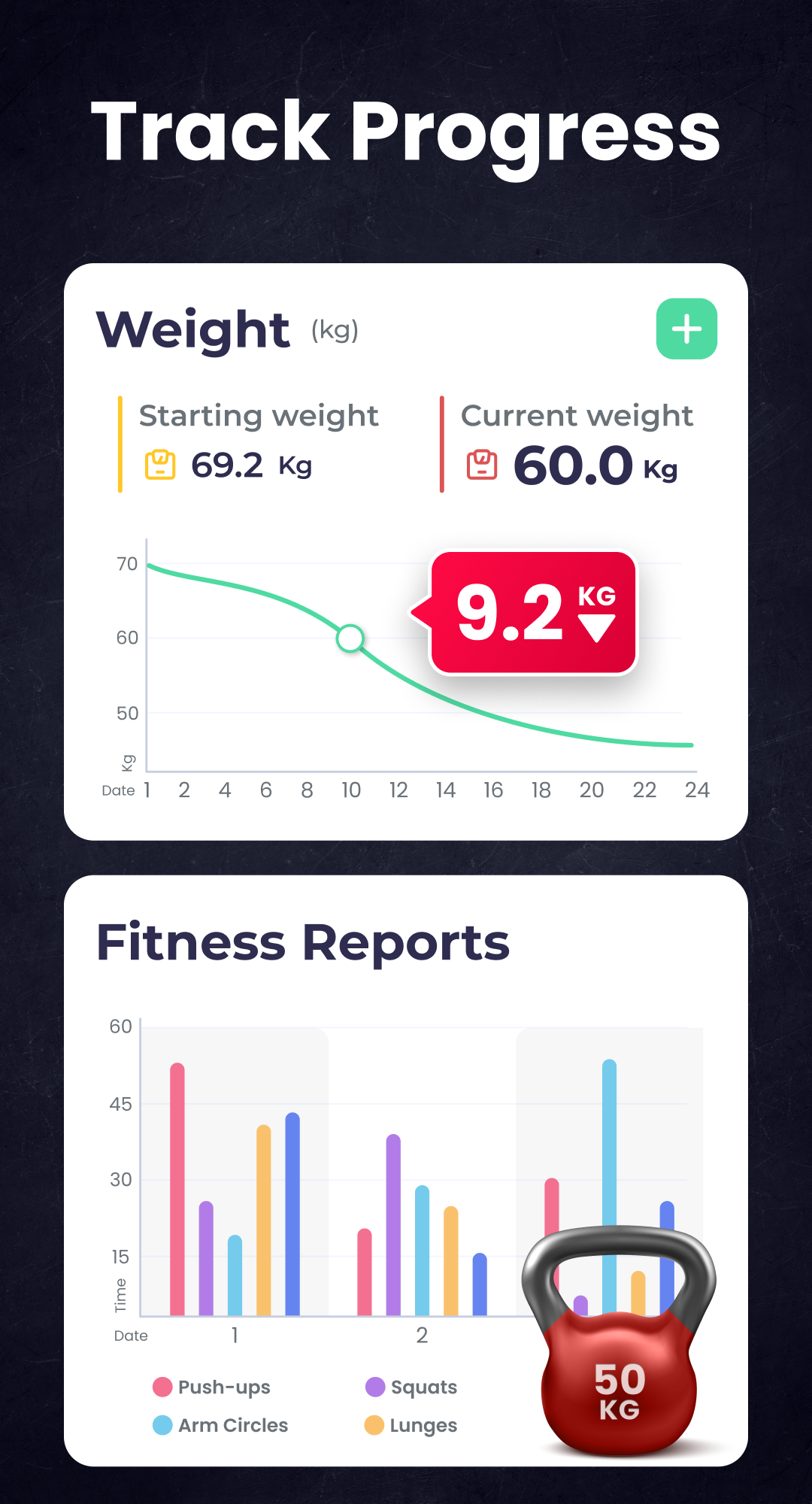 اسکرین شات 5 برنامه Workout Planner 30 Day Fitness