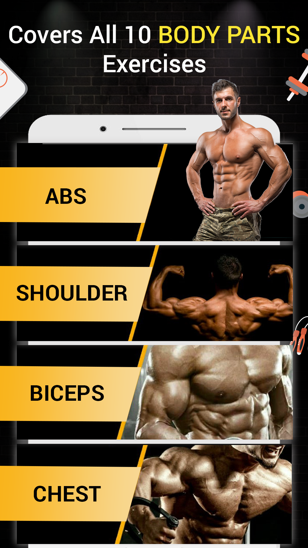 اسکرین شات 2 برنامه Pro Gym Workout -Gym & Fitness