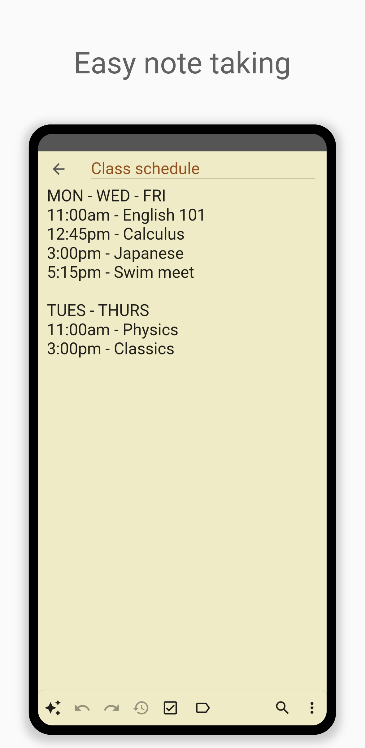اسکرین شات 2 برنامه Inkpad Notepad & To do list