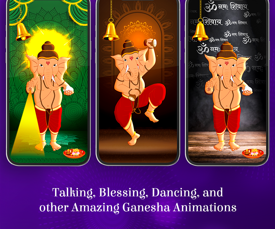 اسکرین شات 1 بازی Talking & Dancing Ganesha