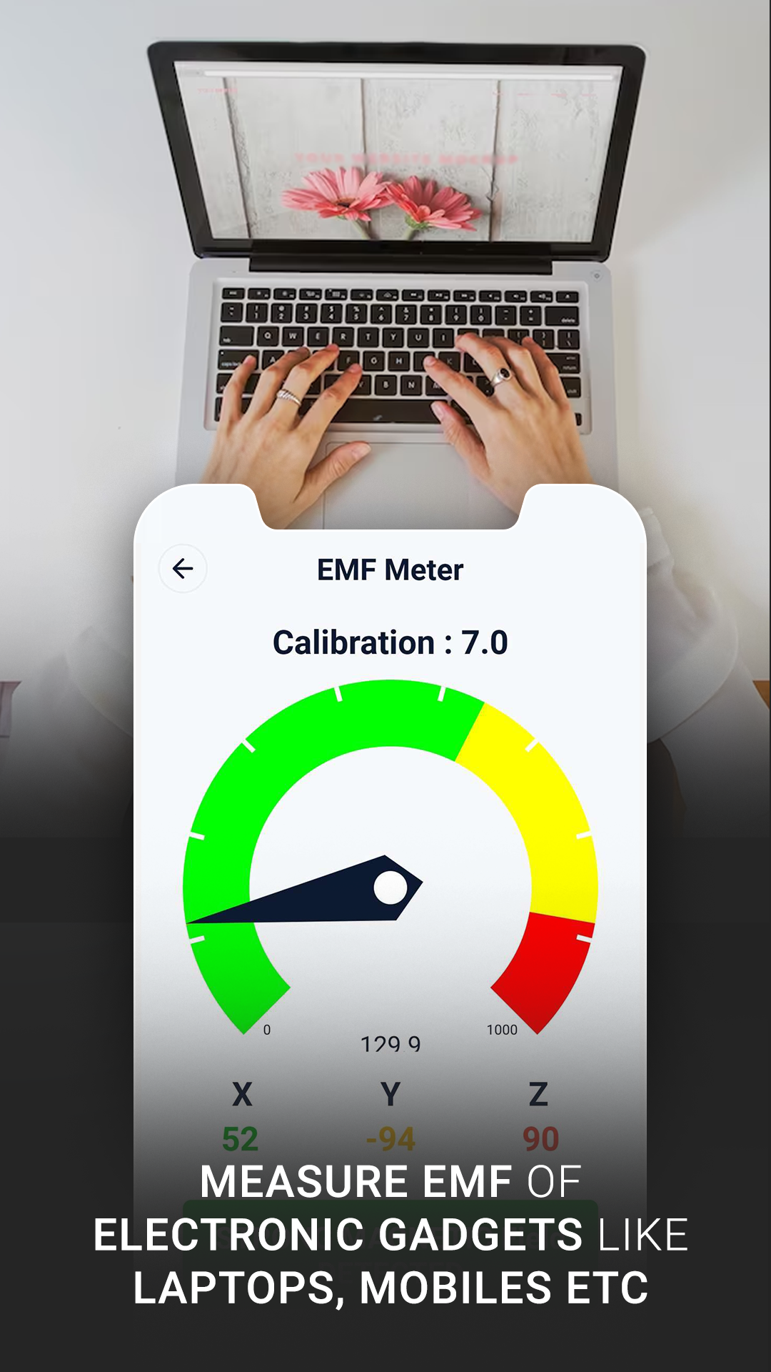 اسکرین شات 4 برنامه Phone EMF Detector