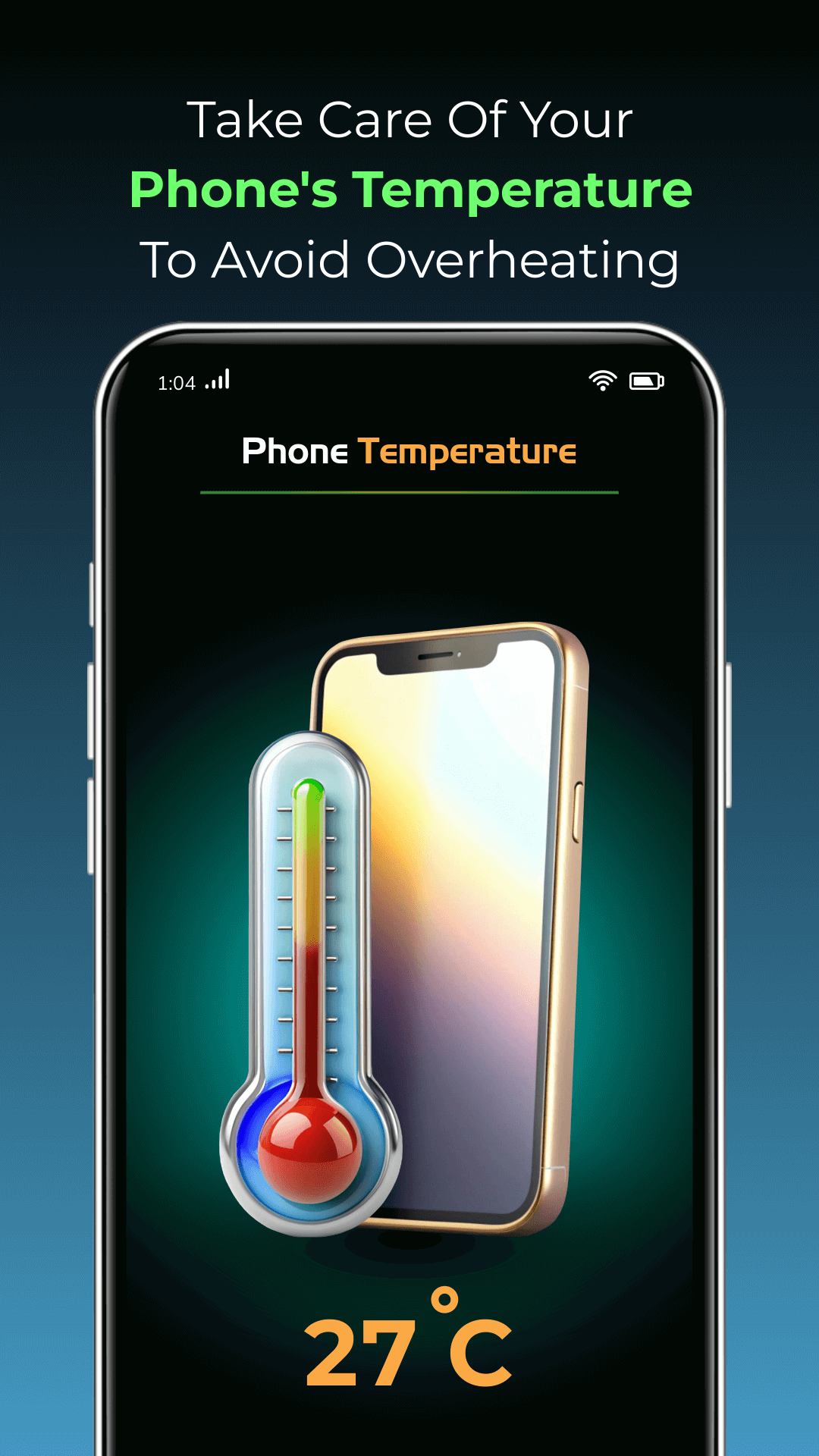 اسکرین شات 2 برنامه Mobile Thermometer