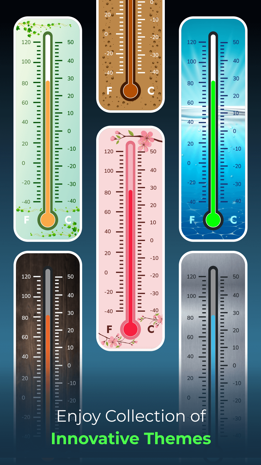 اسکرین شات 5 برنامه Mobile Thermometer