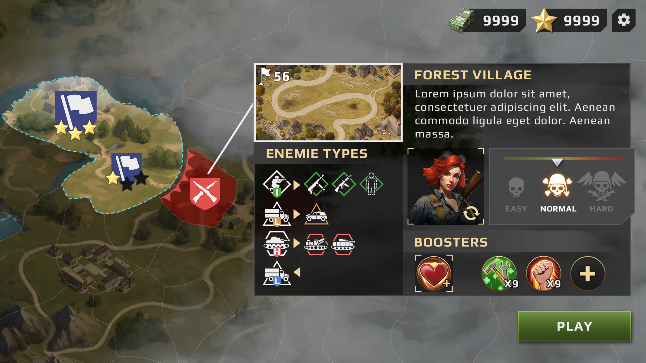 اسکرین شات 6 بازی WWII Defense: RTS Army TD game