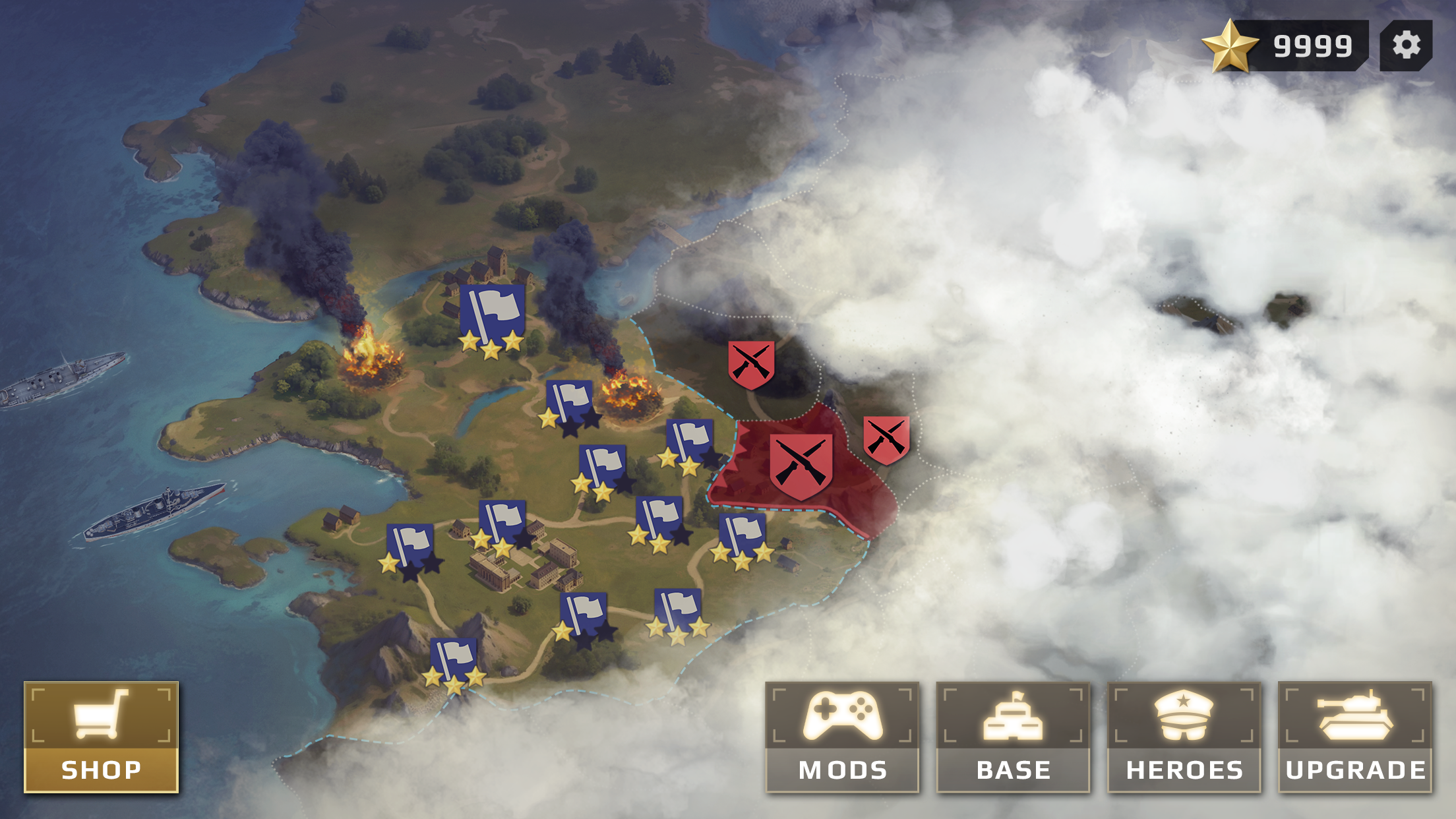 اسکرین شات 5 بازی WWII Defense: RTS Army TD game