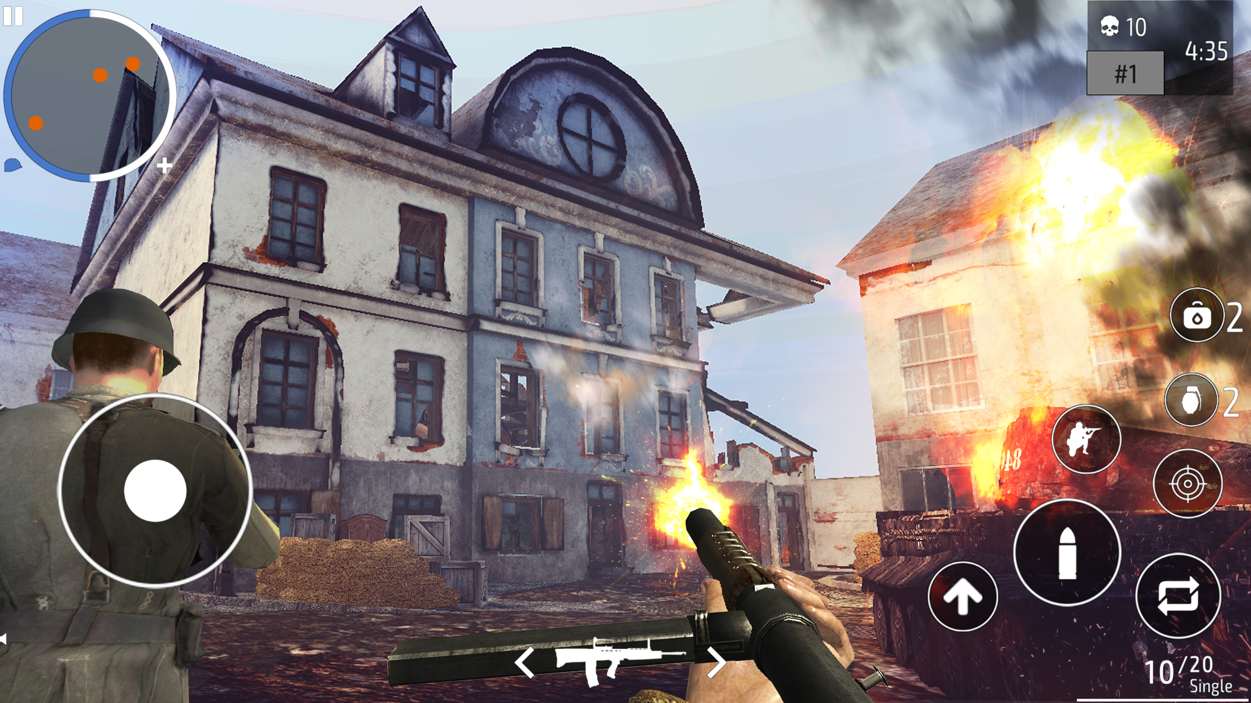 اسکرین شات 1 بازی World War 2 Shooter offline