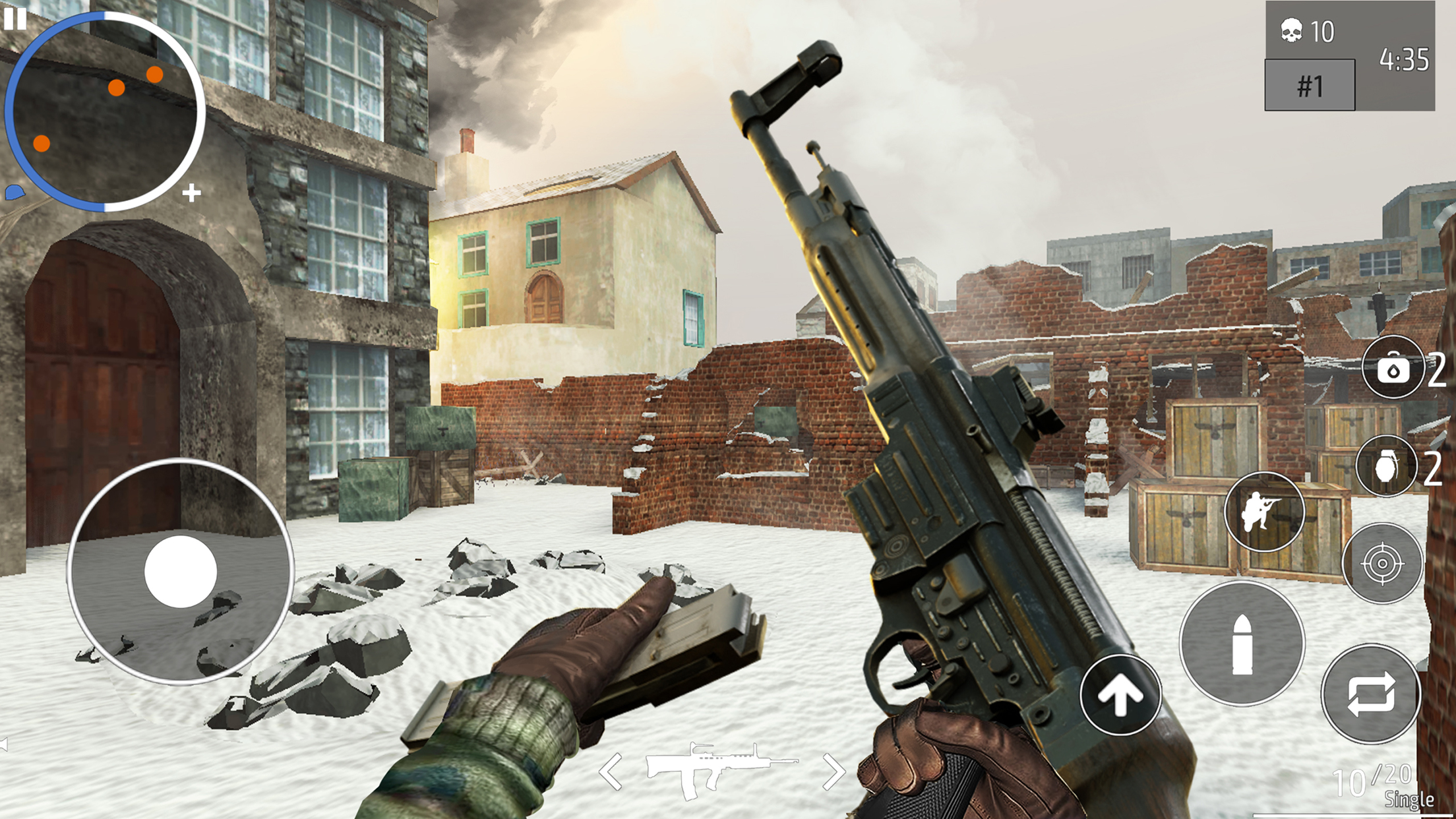 اسکرین شات 2 بازی World War 2 Shooter offline