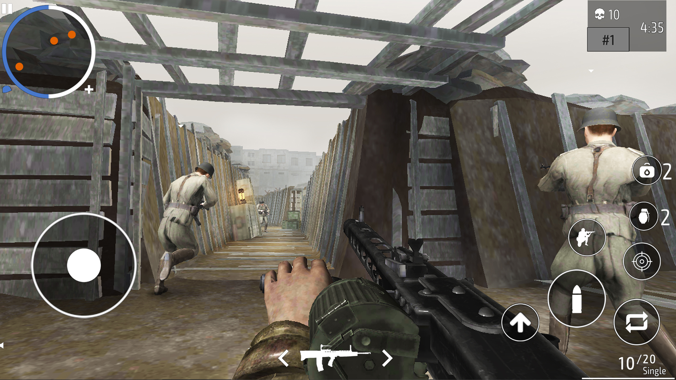 اسکرین شات 4 بازی World War 2 Shooter offline