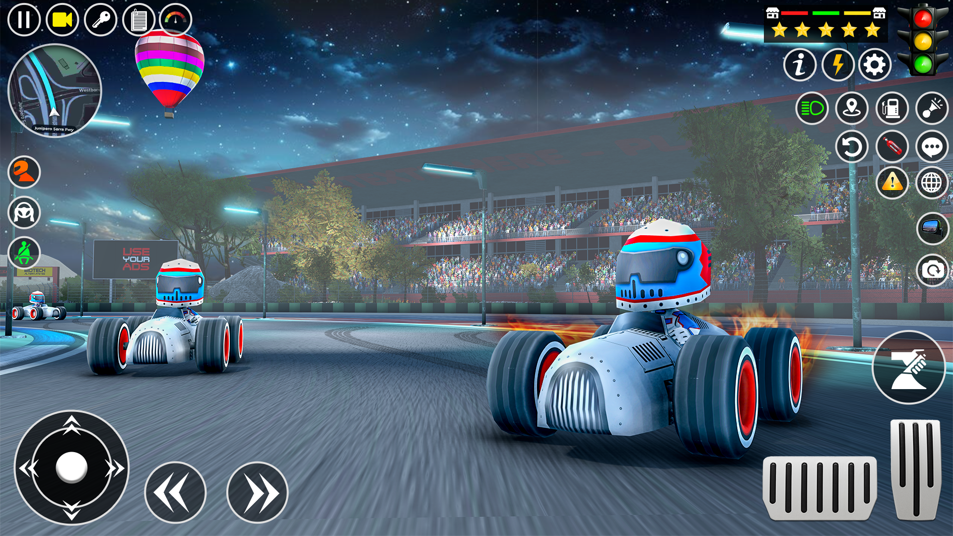 اسکرین شات 2 بازی Kart Rush Racing - Smash karts