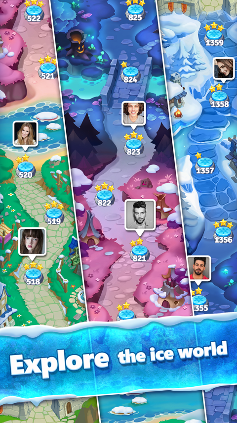 اسکرین شات 3 بازی Jewel Princess - Match 3 Froze