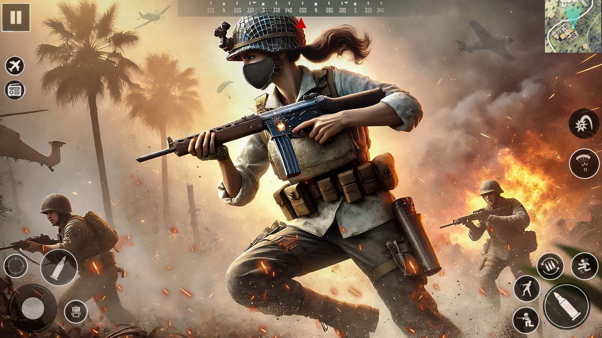 اسکرین شات 4 بازی World War 2 Frontline Commando