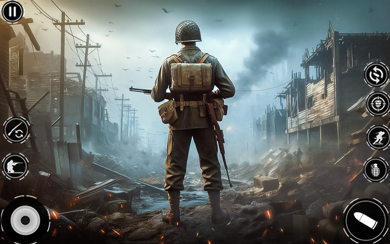 اسکرین شات 1 بازی World War 2 Frontline Commando