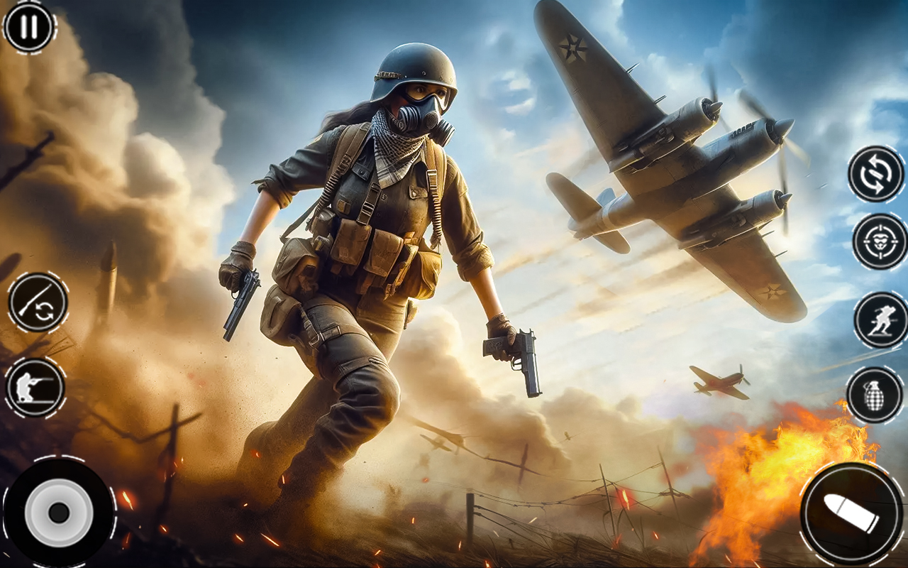 اسکرین شات 3 بازی World War 2 Frontline Commando