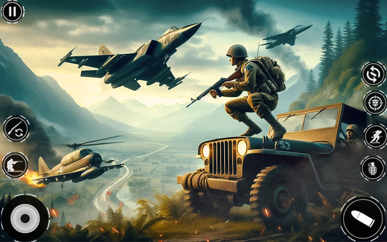 اسکرین شات 2 بازی World War 2 Frontline Commando