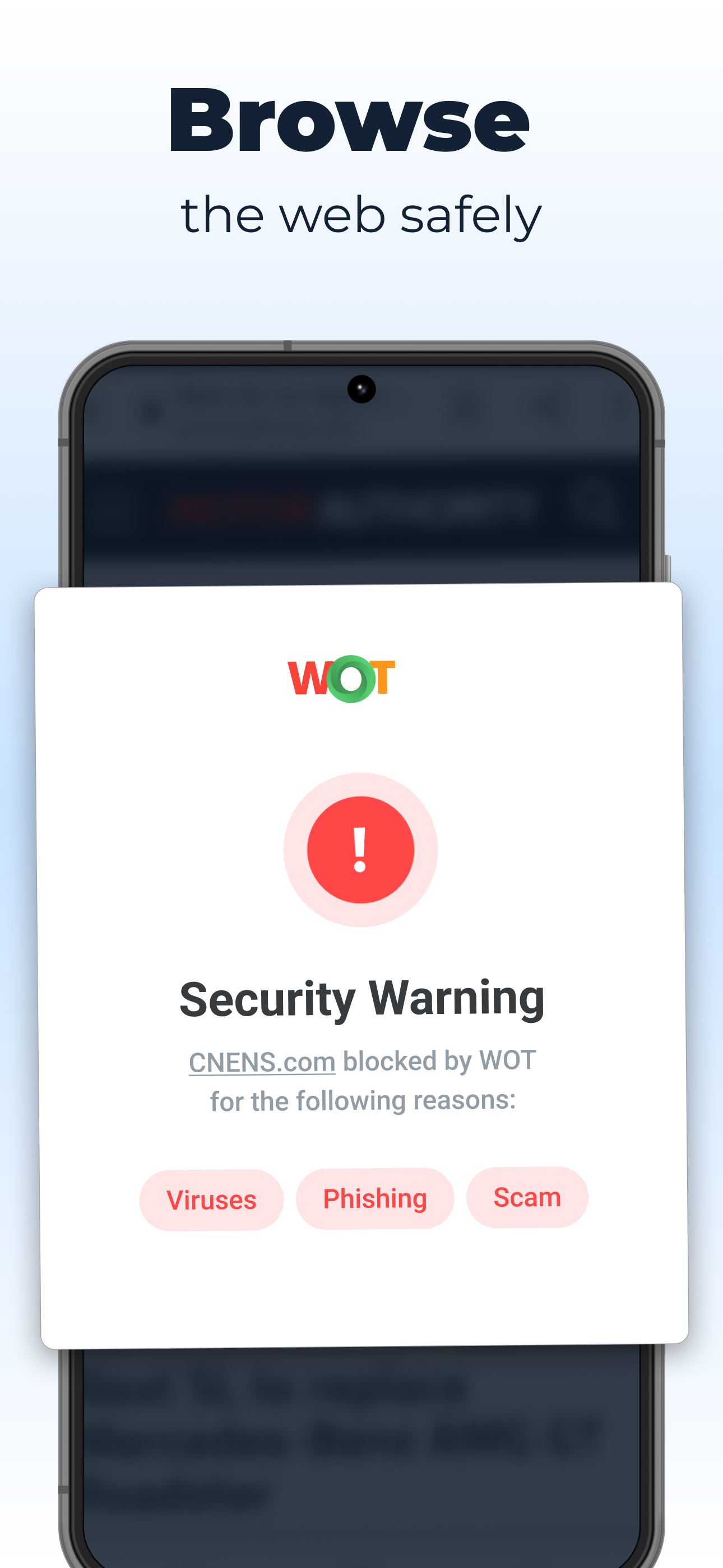 اسکرین شات 2 برنامه WOT Mobile Security Protection