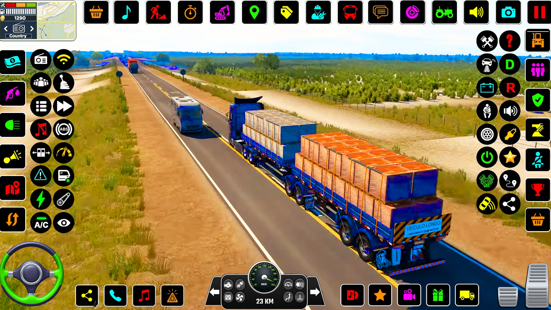 اسکرین شات 4 بازی Euro Truck Driving- Truck Game