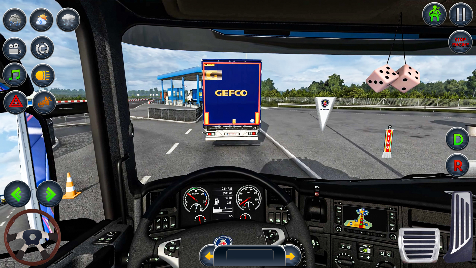 اسکرین شات 5 بازی Truck Games 3D Offroad Drive