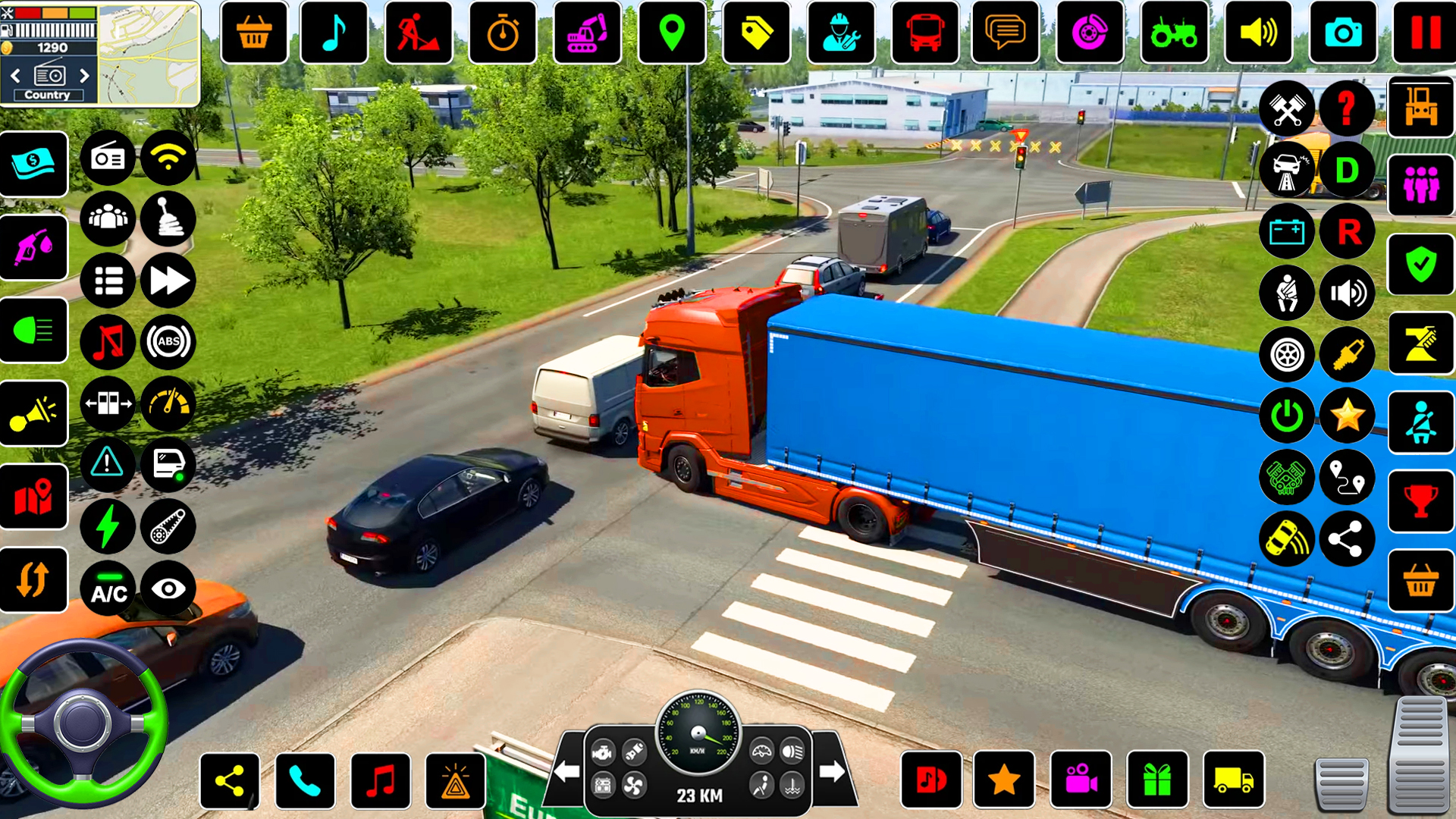 اسکرین شات 2 بازی Euro Truck Driving- Truck Game